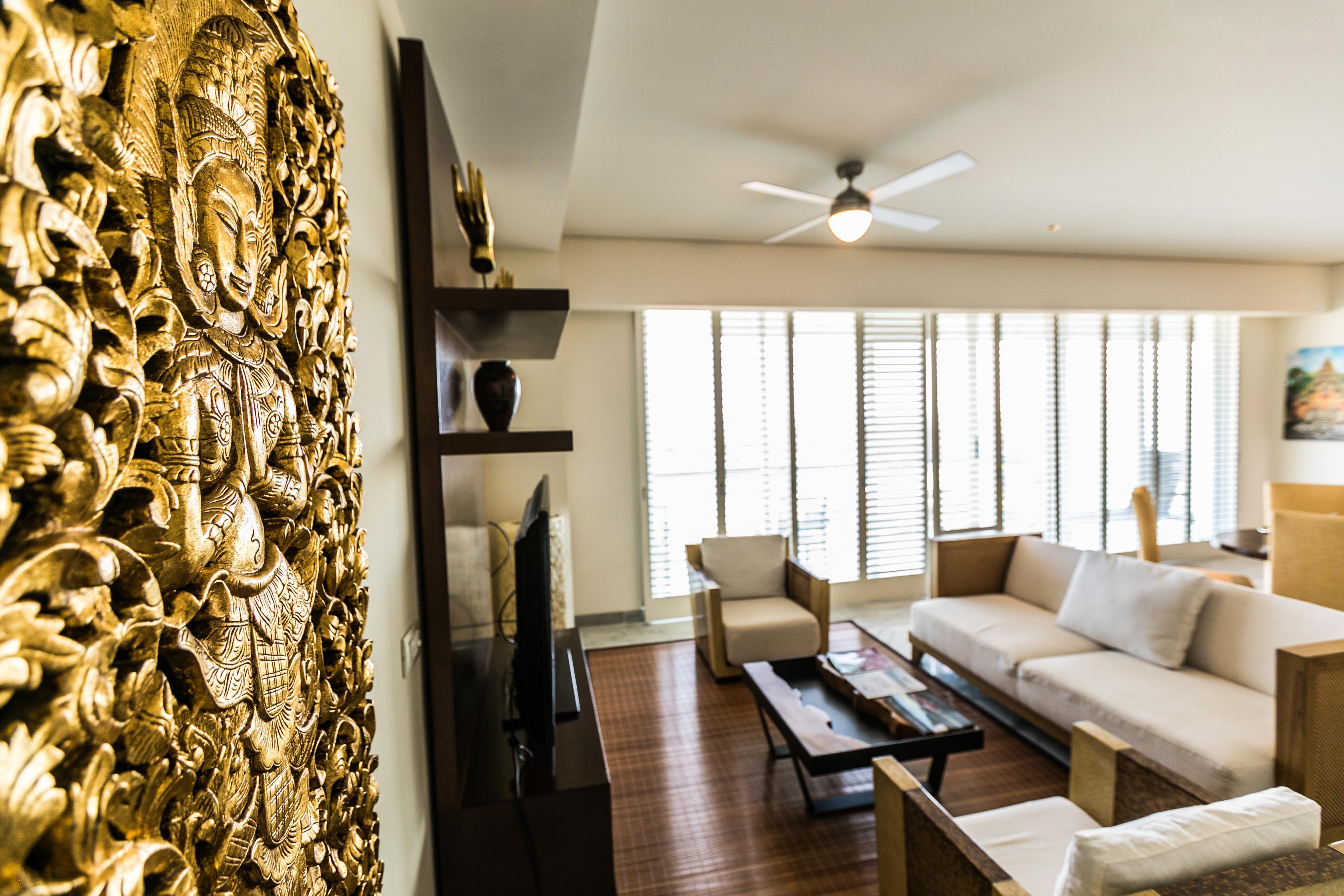 帝国世界宫殿酒店 阿卡普尔科 外观 照片 A living room at the Mandarin Oriental, Bangkok